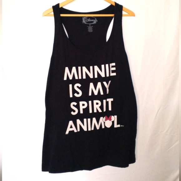 Disney Minnie Mouse Is My Spirit Animal Magic Kingdom Tank Top XL Size 1 - Picture 2 of 6